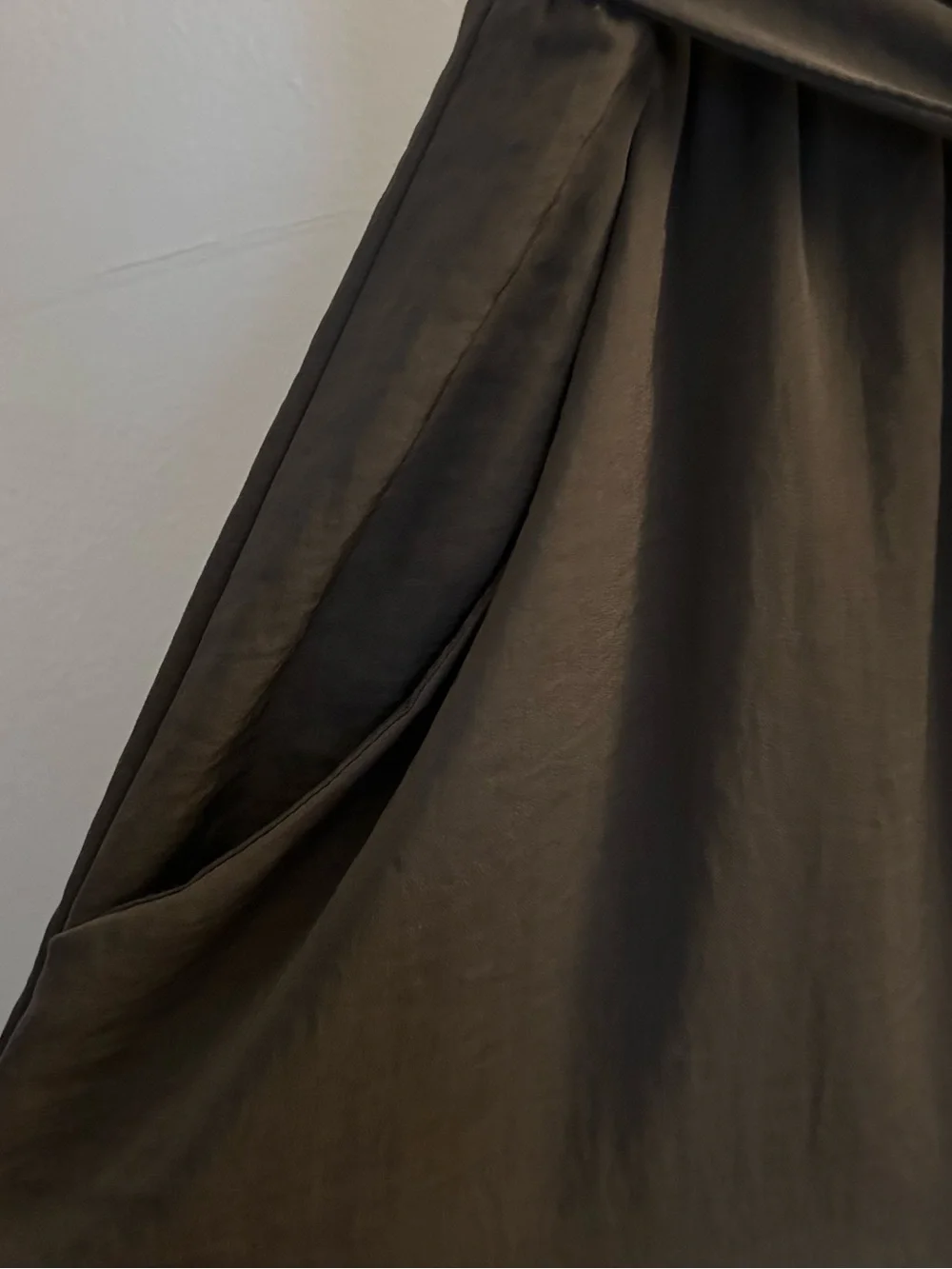 Women's Black Flowing Maxi Skirt